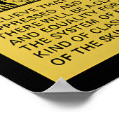 Poster Malcolm X quote Stop oppression and ポスター (角)