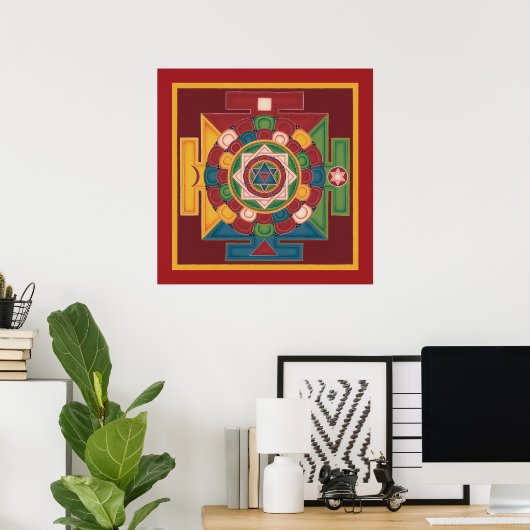 POSTER Mandala of 5 Elements - starts from $14.25 ポスター (ホームオフィス)