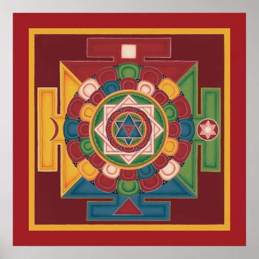 POSTER Mandala of 5 Elements - starts from $14.25 ポスター (正面)