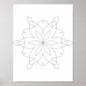 Poster - Mandala to Color ポスター (正面)