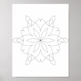 Poster - Mandala to Color ポスター