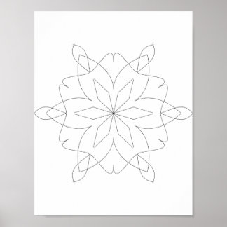 Poster - Mandala to Color ポスター