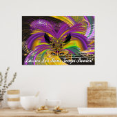 Poster-Mardi Gras Mask The Queen II ポスター (キッチン)