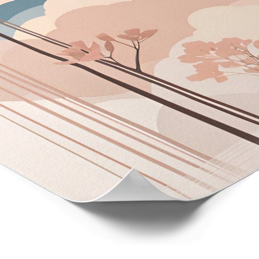 Poster matt murale oil  ポスター (角)