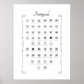 Poster med tvättråd ポスター (正面)