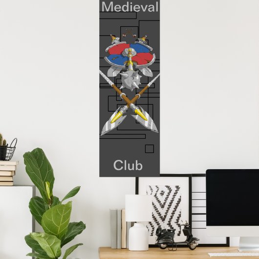 poster medieval club ポスター (ホームオフィス)