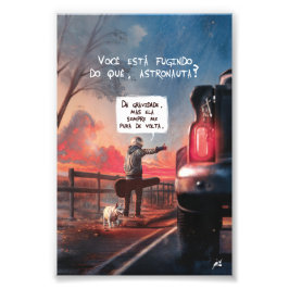 Poster Memórias (Frase II) フォトプリント