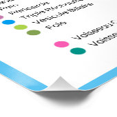 Poster Méridiens d'Acupuncture, médecine chinoise ポスター (コーナー)