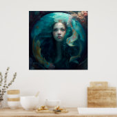 Poster mermaid ポスター (キッチン)
