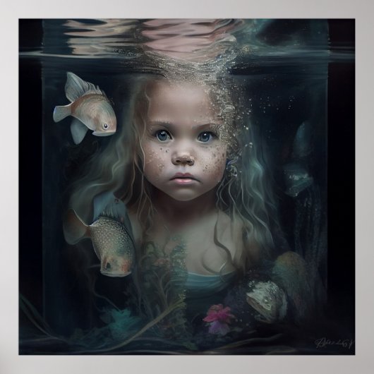 Poster mermaid ポスター (正面)