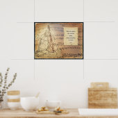 Poster met met Rumi - Everything is music  ポスター (キッチン)