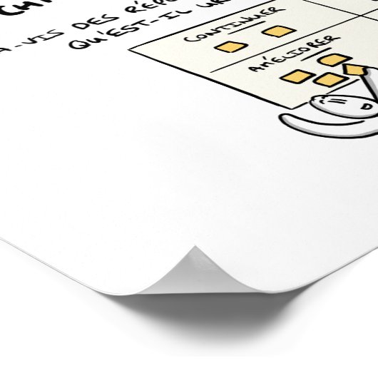 Poster "Mon équipe est-elle dysfonctionnelle ?" ポスター (角)