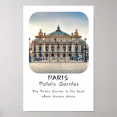 Poster monument de Paris : Palais Garnier ポスター (正面)