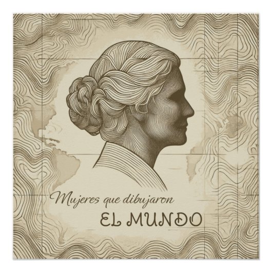 Póster Mujeres que dibujaron el mundo ポスター (正面)