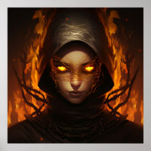 Poster Mysterious woman ポスター (正面)