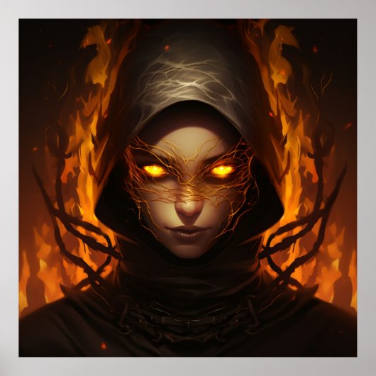 Poster Mysterious woman ポスター (正面)