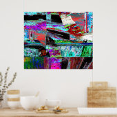 Poster – Neon Pulse ポスター (キッチン)