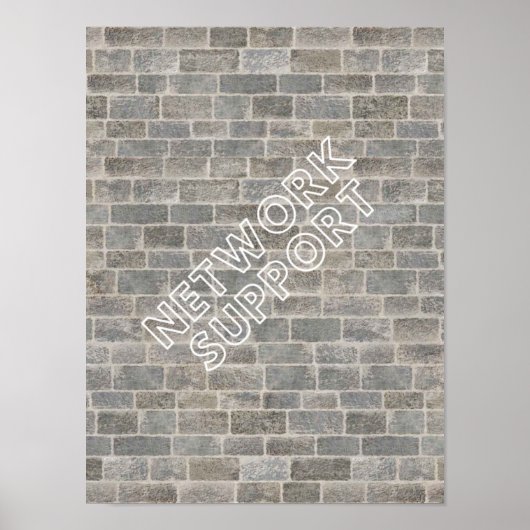 Poster Network Support ポスター (正面)