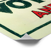 Poster Never again! Vote Labour and no more wars ポスター (角)