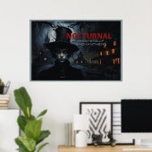 Poster Nocturnal ポスター (ホームオフィス)