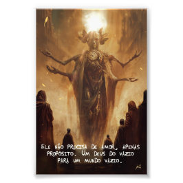 Poster Novo Mundo (frase III) フォトプリント