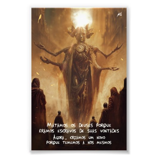 Poster Novo Mundo (frase IV) フォトプリント (正面)