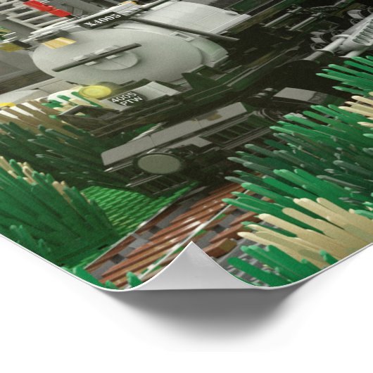 Poster of a Big Boy Locomotive Model ポスター (角)