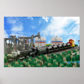 Poster of a Big Boy Locomotive Model ポスター (正面)