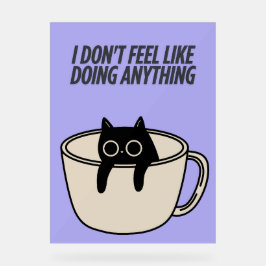 POSTER OF A LAZY CAT アクリルサイン