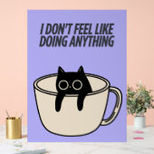 POSTER OF A LAZY CAT アクリルサイン (ウェディング)