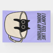 POSTER OF A LAZY CAT Banner 横断幕 (横)