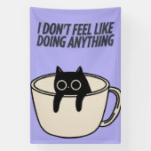 POSTER OF A LAZY CAT Banner 横断幕 (縦)