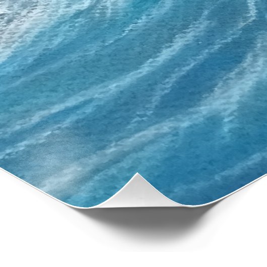 poster of a oil pastel wave ポスター (コーナー)