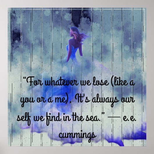 Poster of a Women and the Sea ポスター (正面)