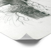 Poster of Cambodian Hornbill Bird by Vannak Prum ポスター (角)