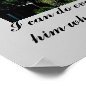 Poster of Church photo with Philippians 4:13 ポスター (角)