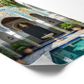 poster of Moroccan riad  ポスター (角)