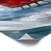 Poster of Newfie Pulling Santa's Sleigh ポスター (角)