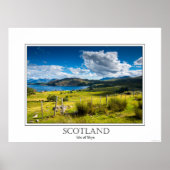 Poster of the Isle of Skye in Scotland ポスター (正面)