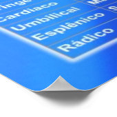 Pôster Os Chakras e suas ligações ポスター (角)