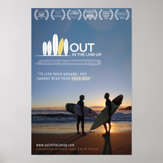 POSTER - OUT in the line-up ポスター (正面)