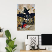 Poster Painting Arnold Böcklin - Die Pest (The ポスター (ホームオフィス)