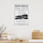 Poster Palestine Railways Haifa Station Travel ポスター (キッチン)