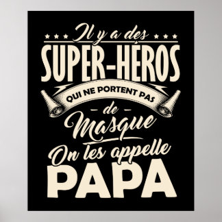 Poster Papa Super-Héro ポスター