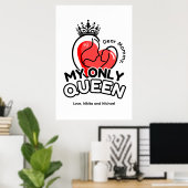 Poster Paper (matte) : My Only Queen ポスター (ホームオフィス)