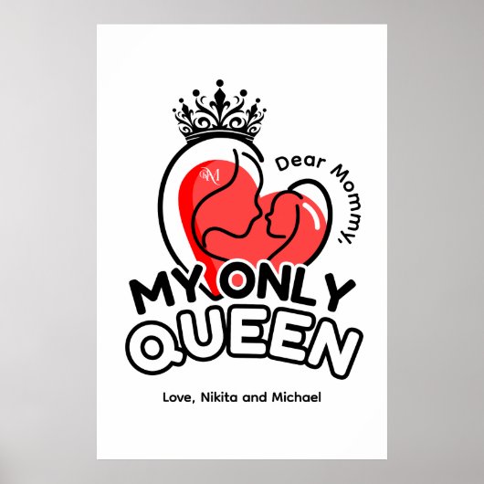 Poster Paper (matte) : My Only Queen ポスター (正面)