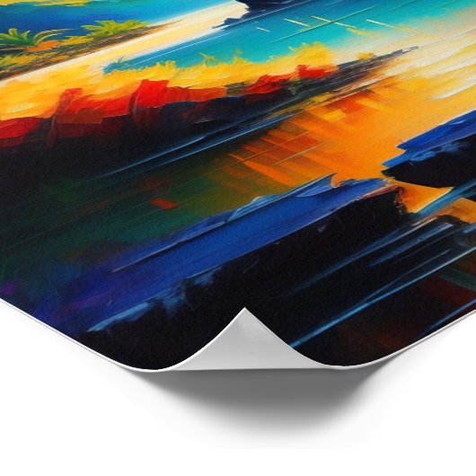 Poster, Papier poster (mat) ポスター (角)