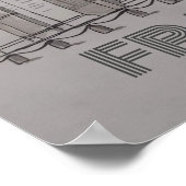 POSTER  Paris France l'arc de triomphe ポスター (角)