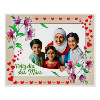 Poster Perfeito da Zazzle para homenagem as mães  ポスター