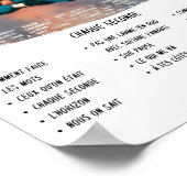 Poster Pierre Garnier – Album "Chaque Seconde" ポスター (角)